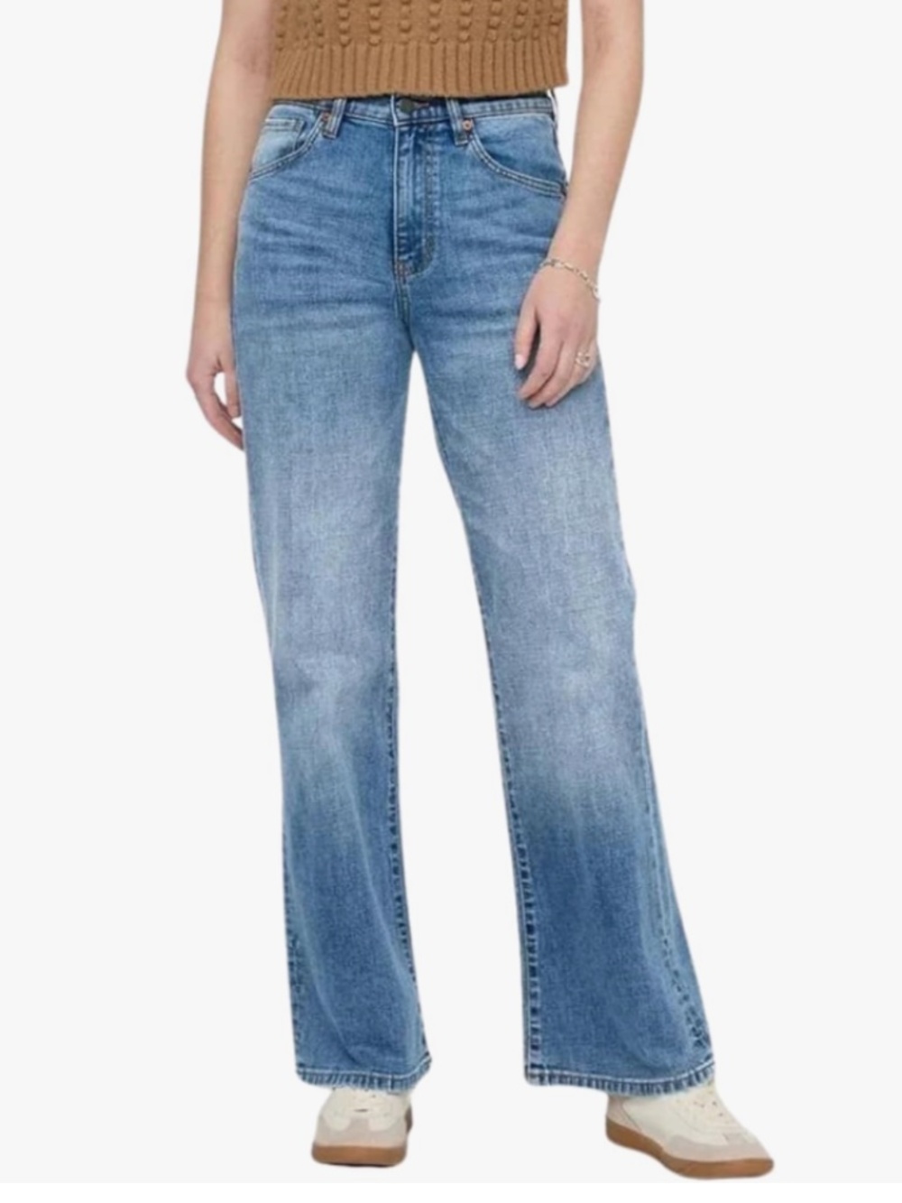 DUER Women's Performance Denim Wide Leg Baggy Stretch Jeans Size 31 x 33